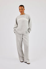 Knit Logo Sweat - Grey