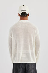 Long Sleeve 86 Knit Top - Off White