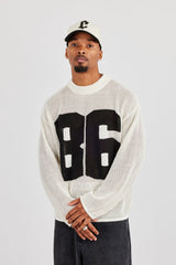 Long Sleeve 86 Knit Top - Off White