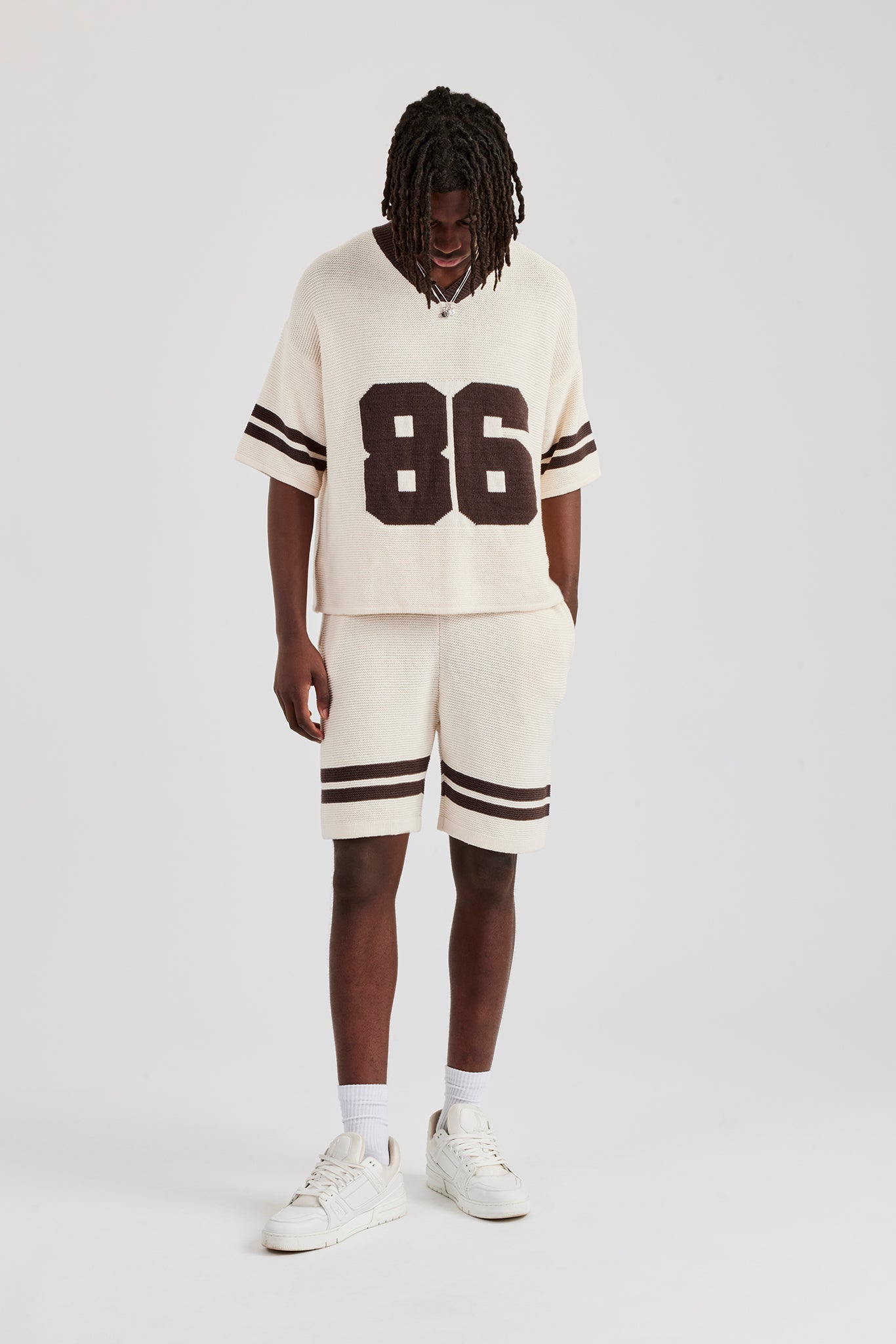 Oversized Boxy Knitted Jersey | Mens Knitwear | Shop Knitwear Tops