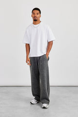 Knitted Relaxed Jogger - Grey
