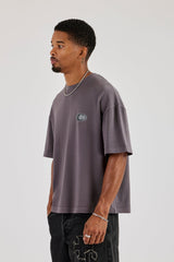 Washed Tempo Perdido Boxy T-Shirt - Grey