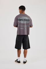Washed Tempo Perdido Boxy T-Shirt - Grey