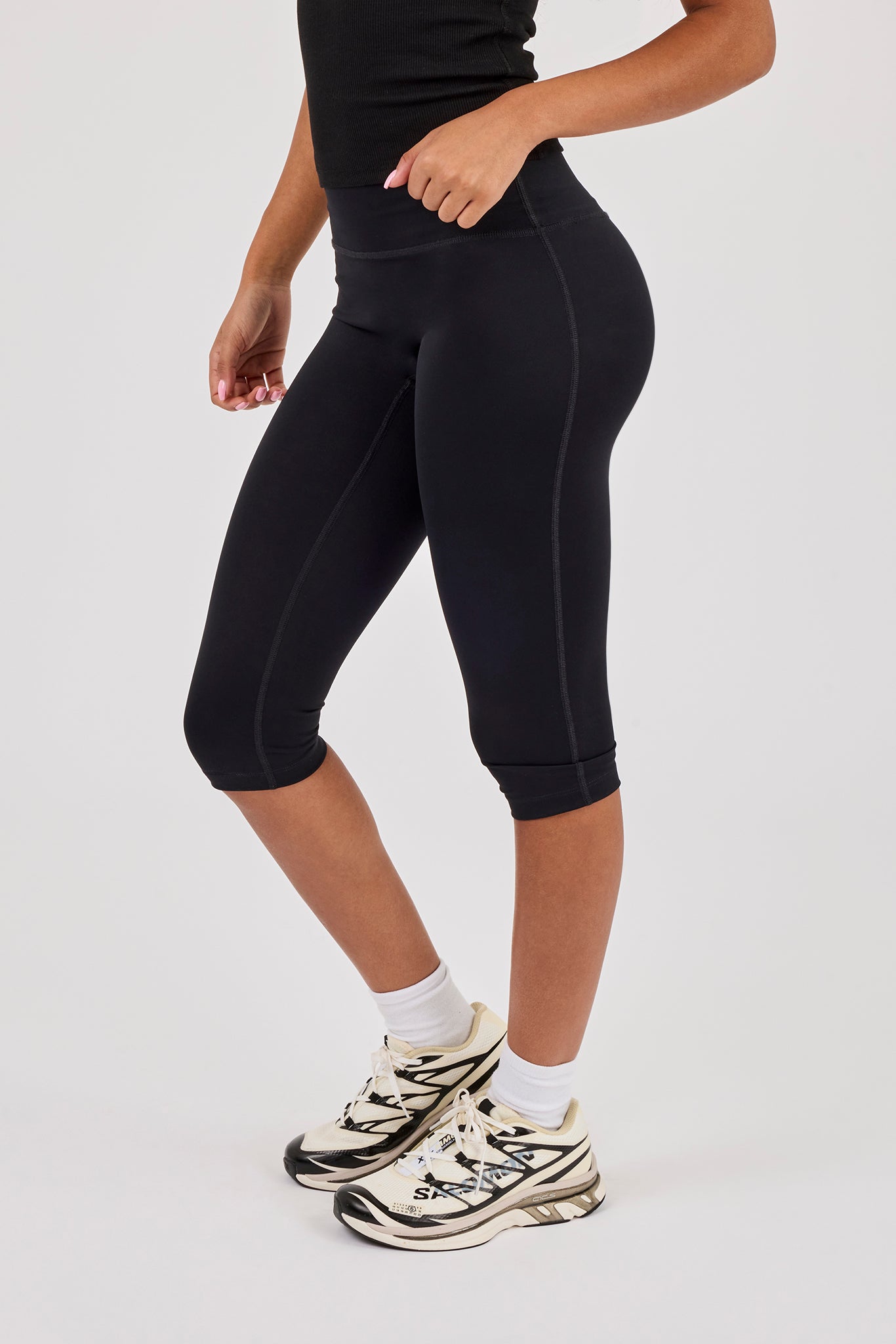 Technical Capri Pant - Black