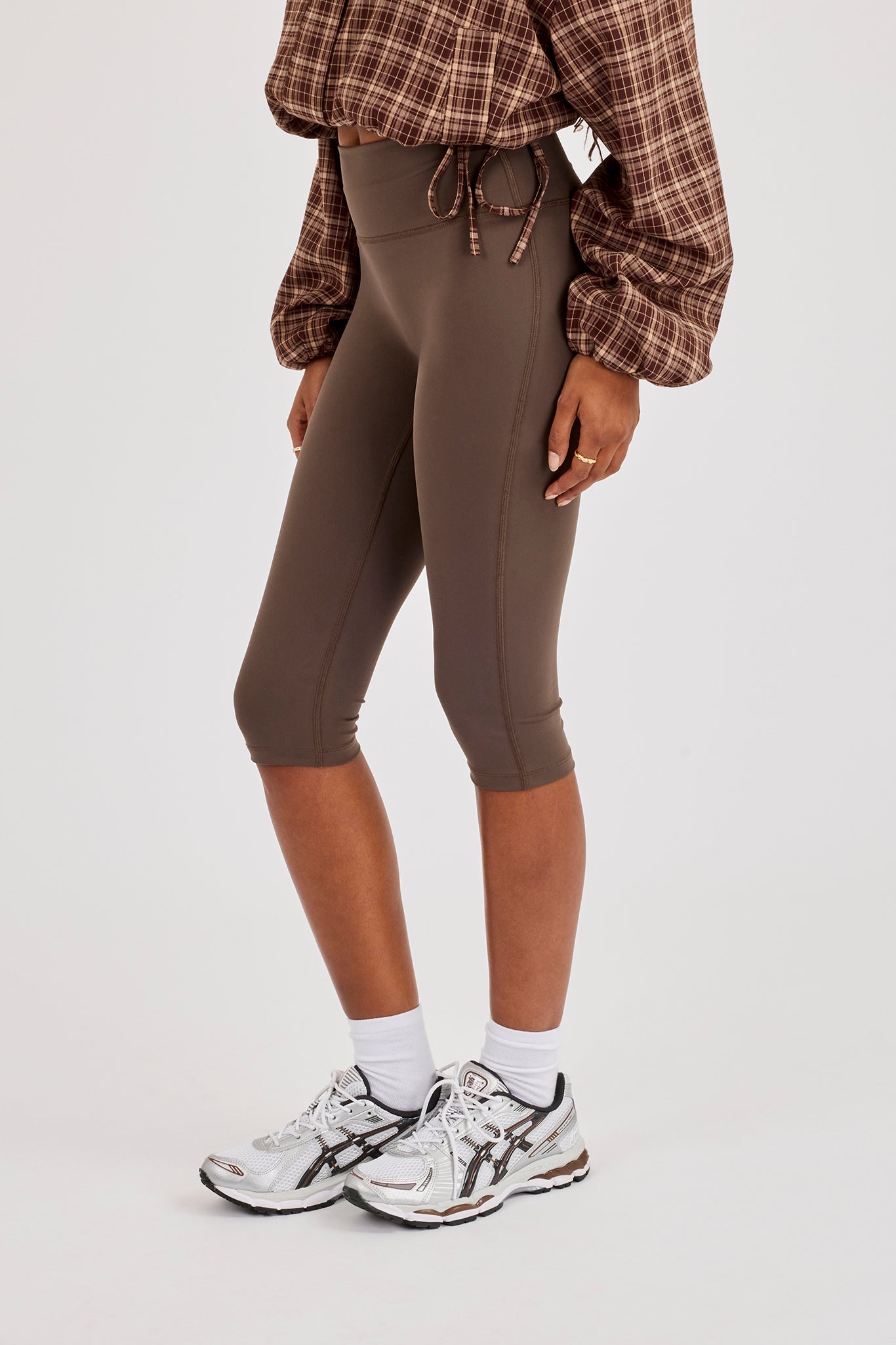 Technical Capri Pant - Chocolate