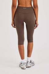 Technical Capri Pant - Chocolate