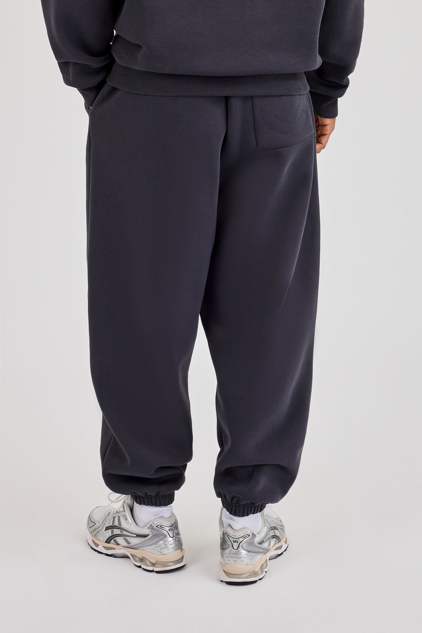 480GSM Fleece Cuffed Jogger - Granite Grey