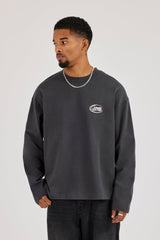 Long Sleeve Tempo Perdido T-Shirt - Charcoal