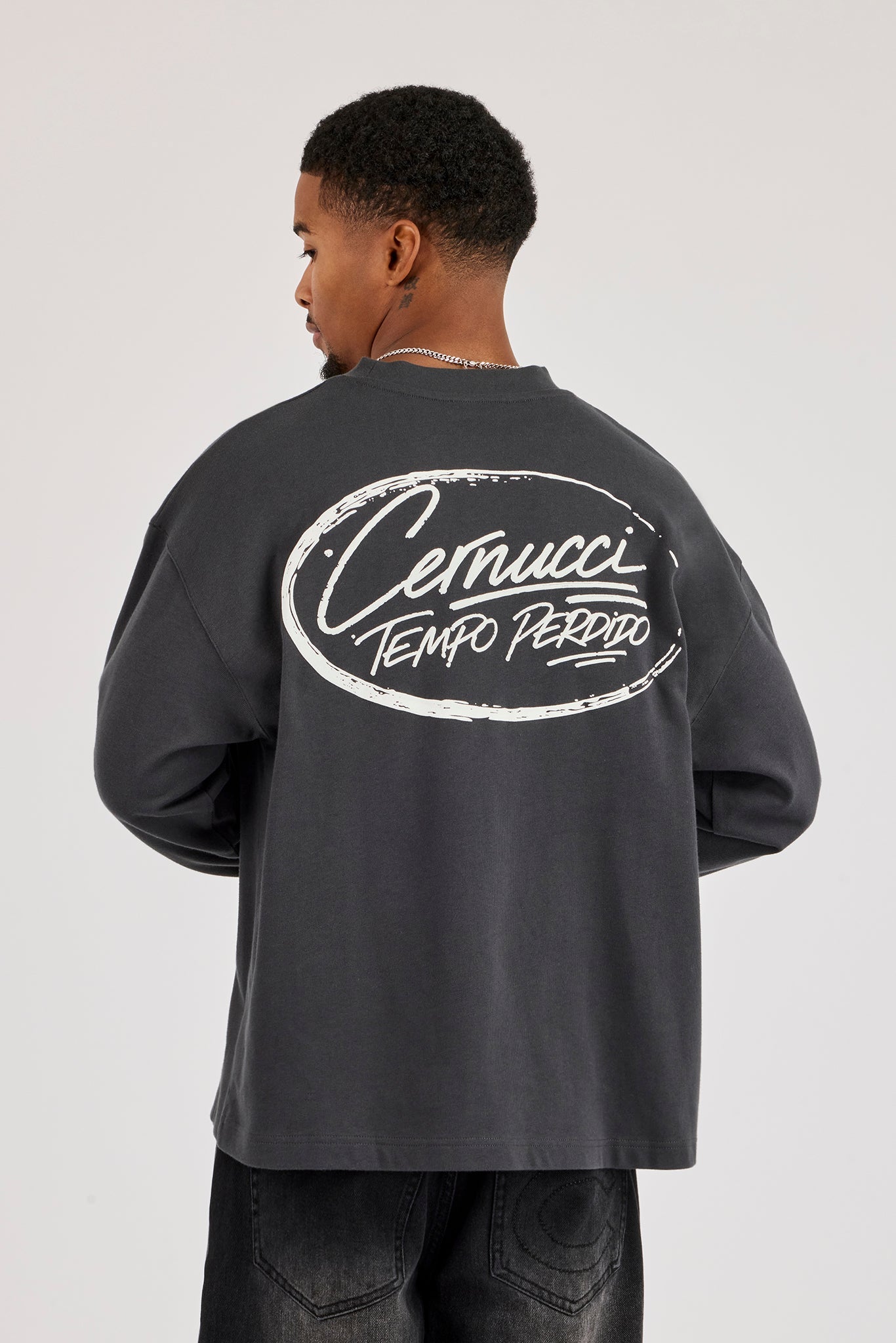 Long Sleeve Tempo Perdido T-Shirt - Charcoal