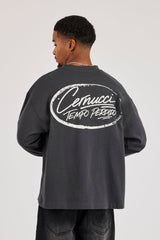 Long Sleeve Tempo Perdido T-Shirt - Charcoal