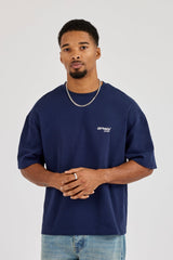 Dias De Luta Boxy T-Shirt - Navy