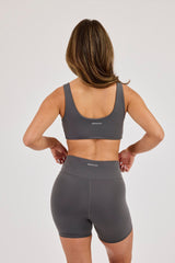 Classic Scoop Neck Bralet - Granite Grey