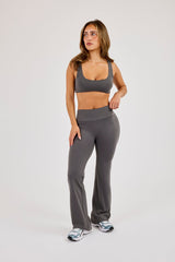 Classic Scoop Neck Bralet - Granite Grey