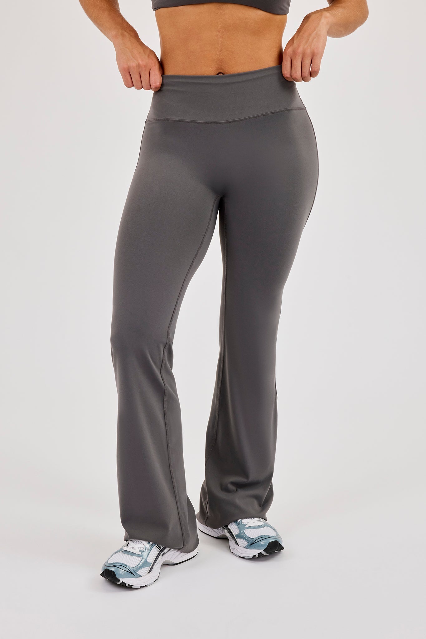Classic Flared Pant - Granite Grey