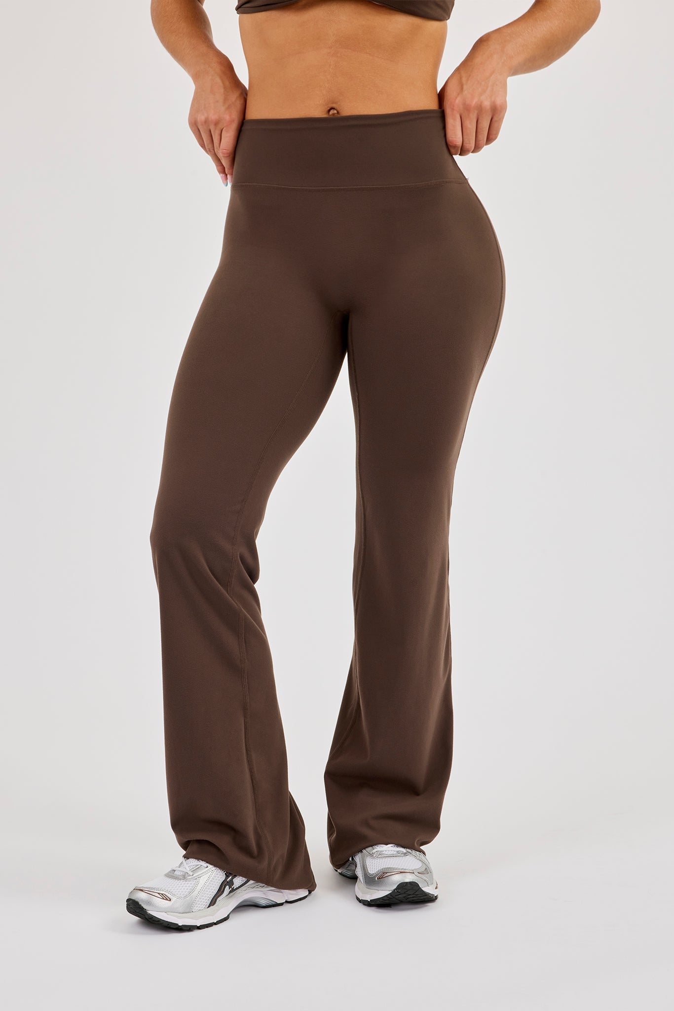 Classic Flared Pant - Chocolate