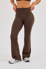 Classic Flared Pant - Chocolate