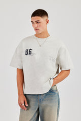 CN Boxy T-Shirt - Ash Grey