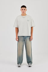 Ilha Grande Boxy T-Shirt - Ash Grey