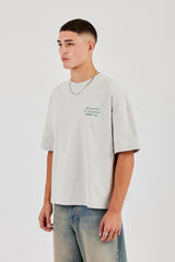 Ilha Grande Boxy T-Shirt - Ash Grey