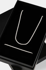 Micro Tennis Chain & Bracelet - 2.5mm