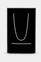 Micro Tennis Chain & Bracelet - 2.5mm