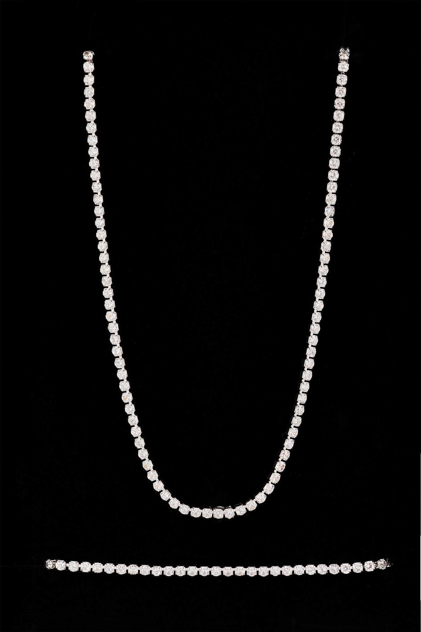 Micro Tennis Chain & Bracelet - 2.5mm