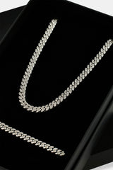 Iced Out Cuban Chain & Bracelet - 6mm