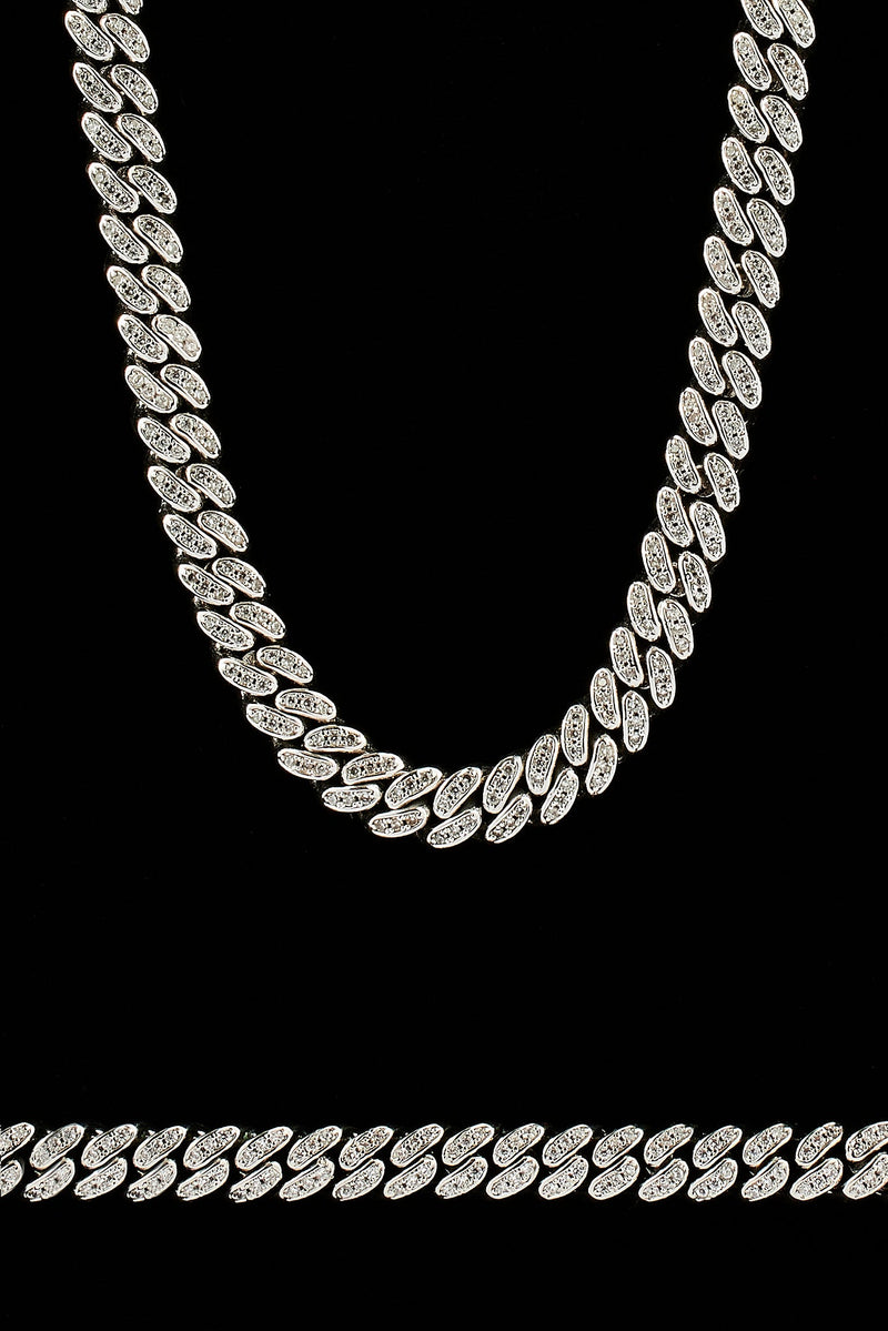 Iced Out Cuban Chain & Bracelet - 6mm