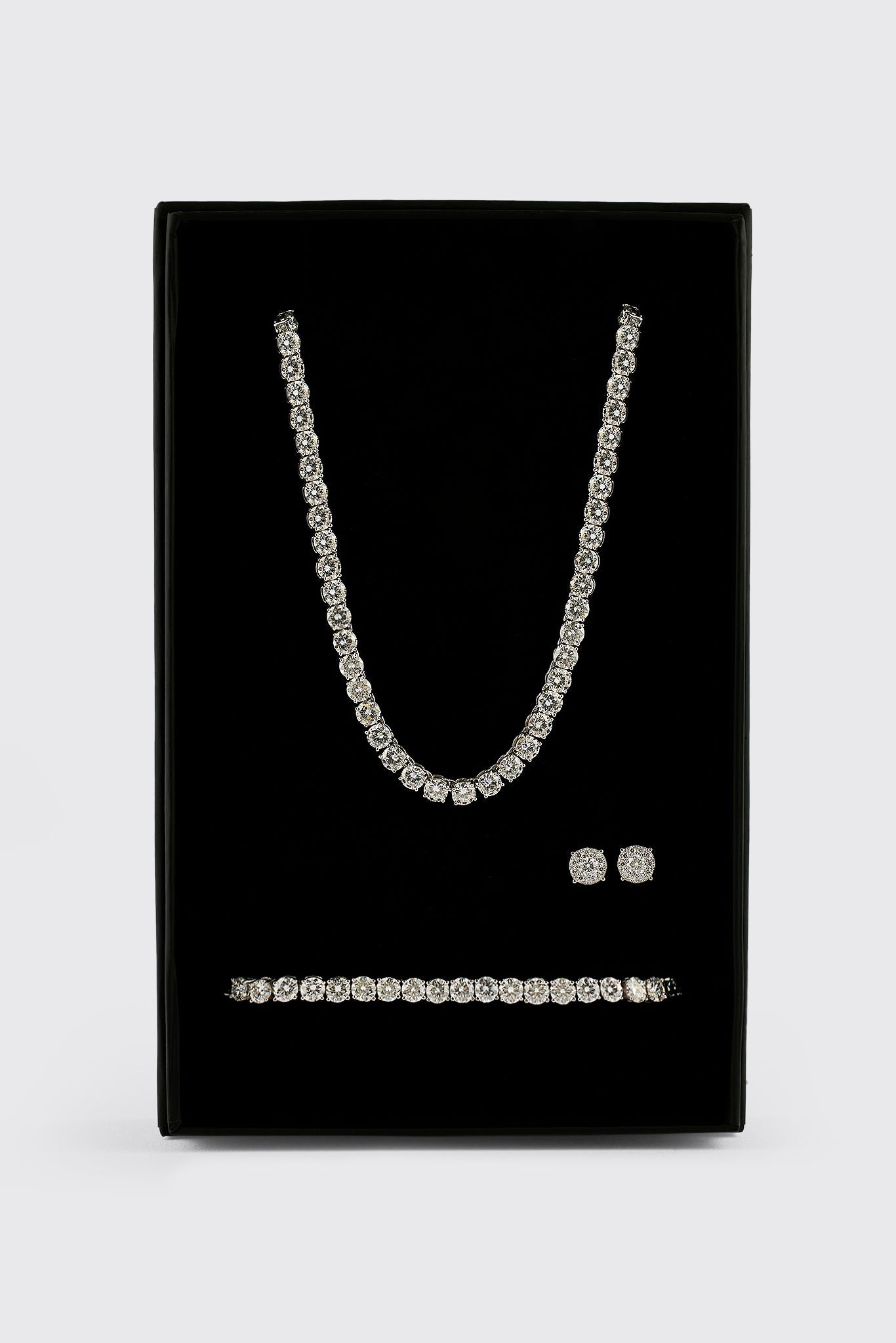 Tennis Chain, Bracelet & Stud - 5mm