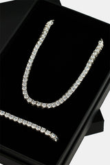 Tennis Chain & Bracelet  5mm