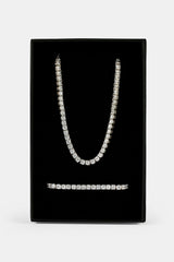 Tennis Chain & Bracelet  5mm