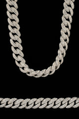 Iced Out Cuban Chain & Bracelet - 8mm