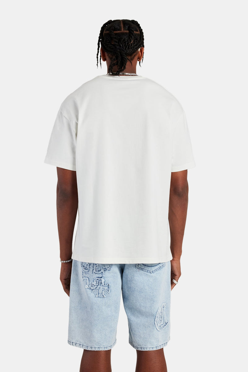 Moto Oversized T-Shirt - Off White