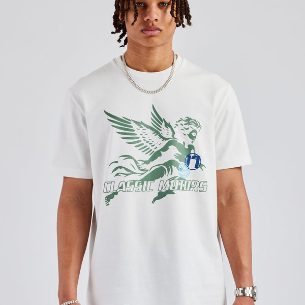 Cherub Graphic T-Shirt - Off White | Mens Tees & Vests | Shop T 