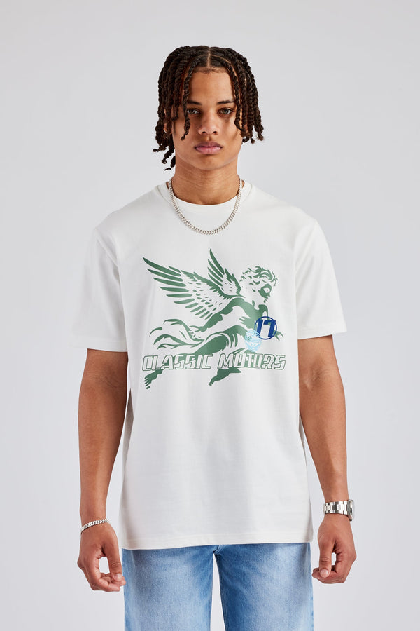 Cherub Graphic T-Shirt - Off White