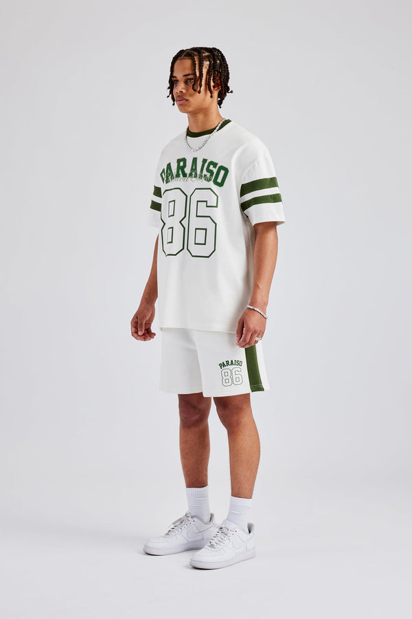 86 Varsity Jersey Short - Off White