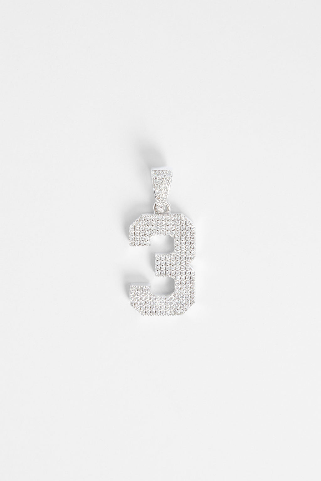 Iced 3 Number Pendant – Cernucci US