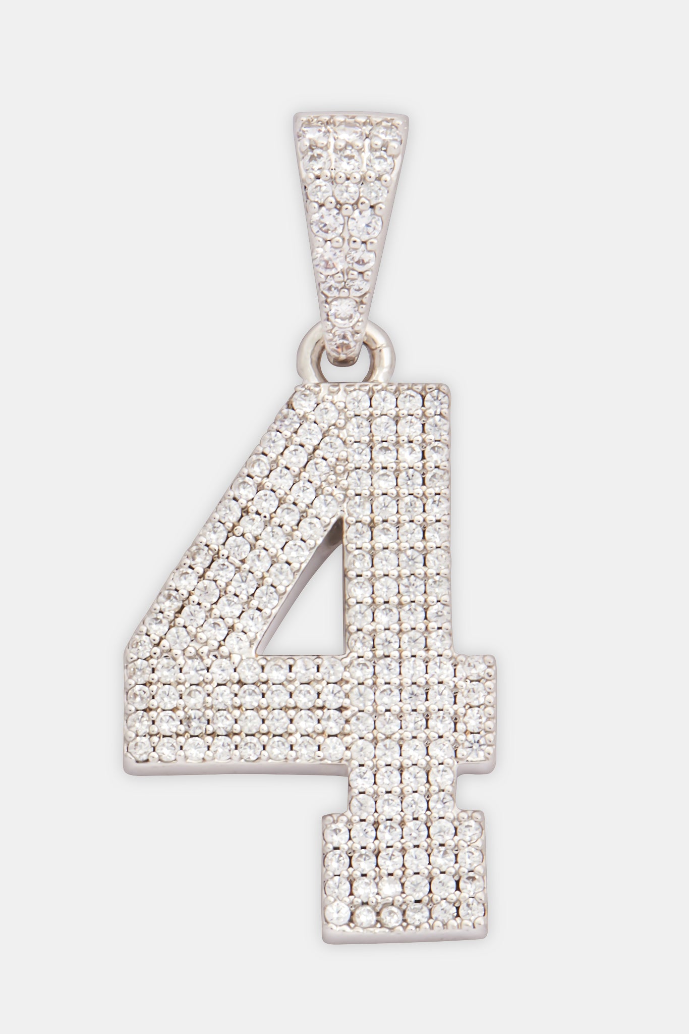 Iced 4 Number Pendant – Cernucci US