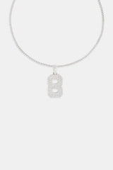 Iced 8 Number Pendant