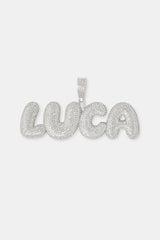 Iced Bubble Font Letter Pendant - 25mm