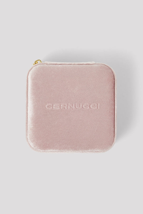 Cernucci Mirror Jewellery Travel Case - Pink