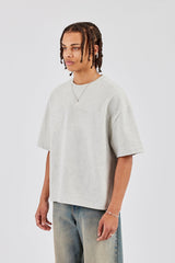 Boxy T-Shirt - Ash Grey