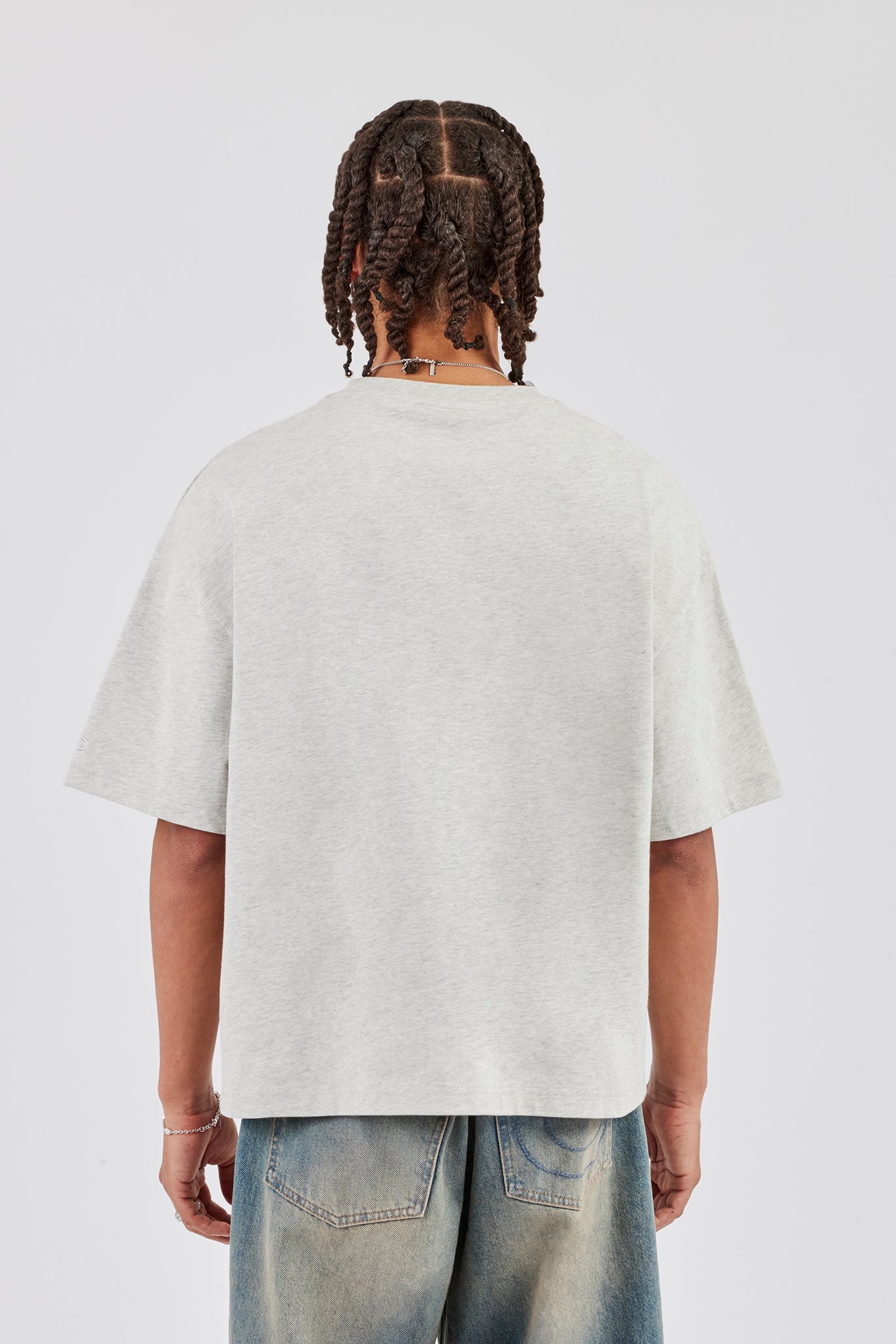 Boxy T-Shirt - Ash Grey