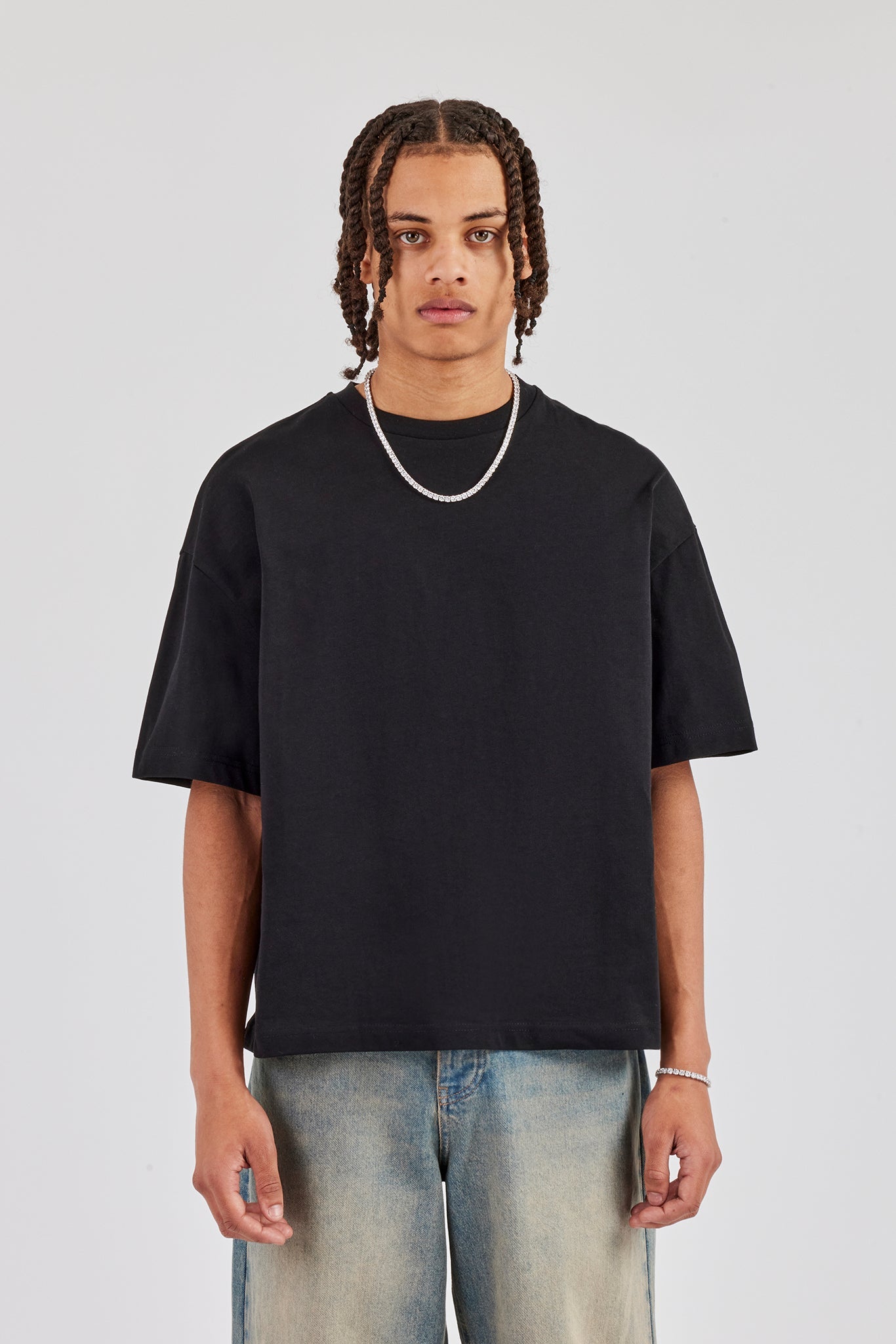 Boxy T-Shirt - Black
