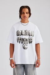 Diamond Grills Graphic Oversized T-Shirt