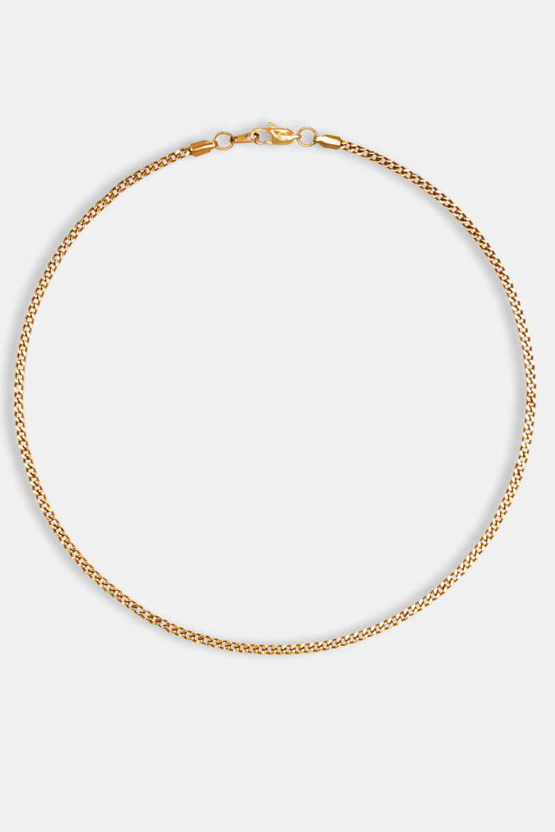 12mm Miami Cuban Link Chain - Gold