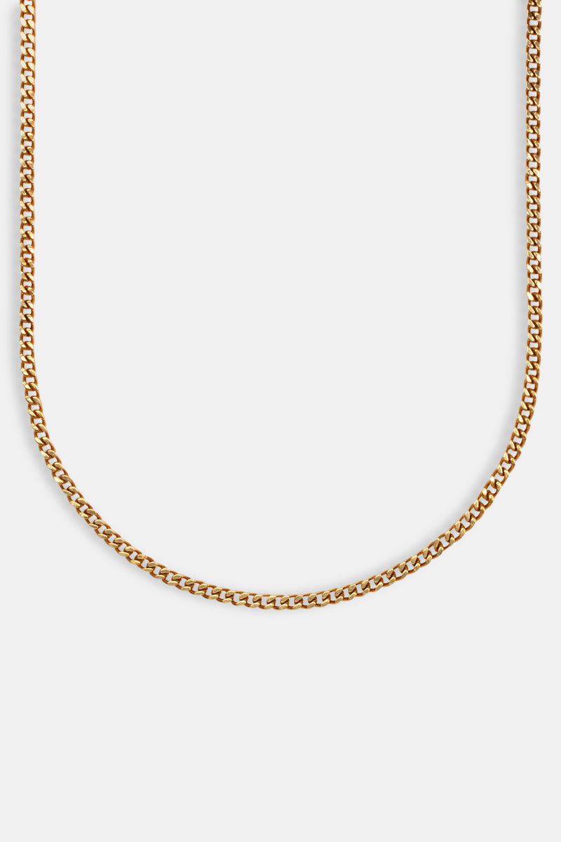 12mm Miami Cuban Link Chain - Gold