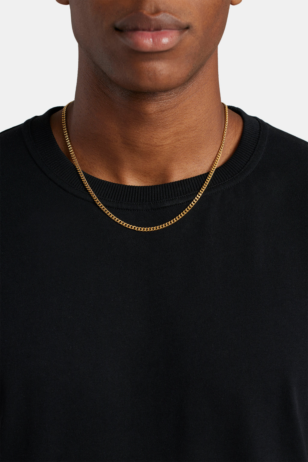 Micro Chain Micro Cuban Link Chain - 2.5mm - Gold – Cernucci US