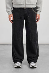 Baggy Carpenter Jean - Washed Black