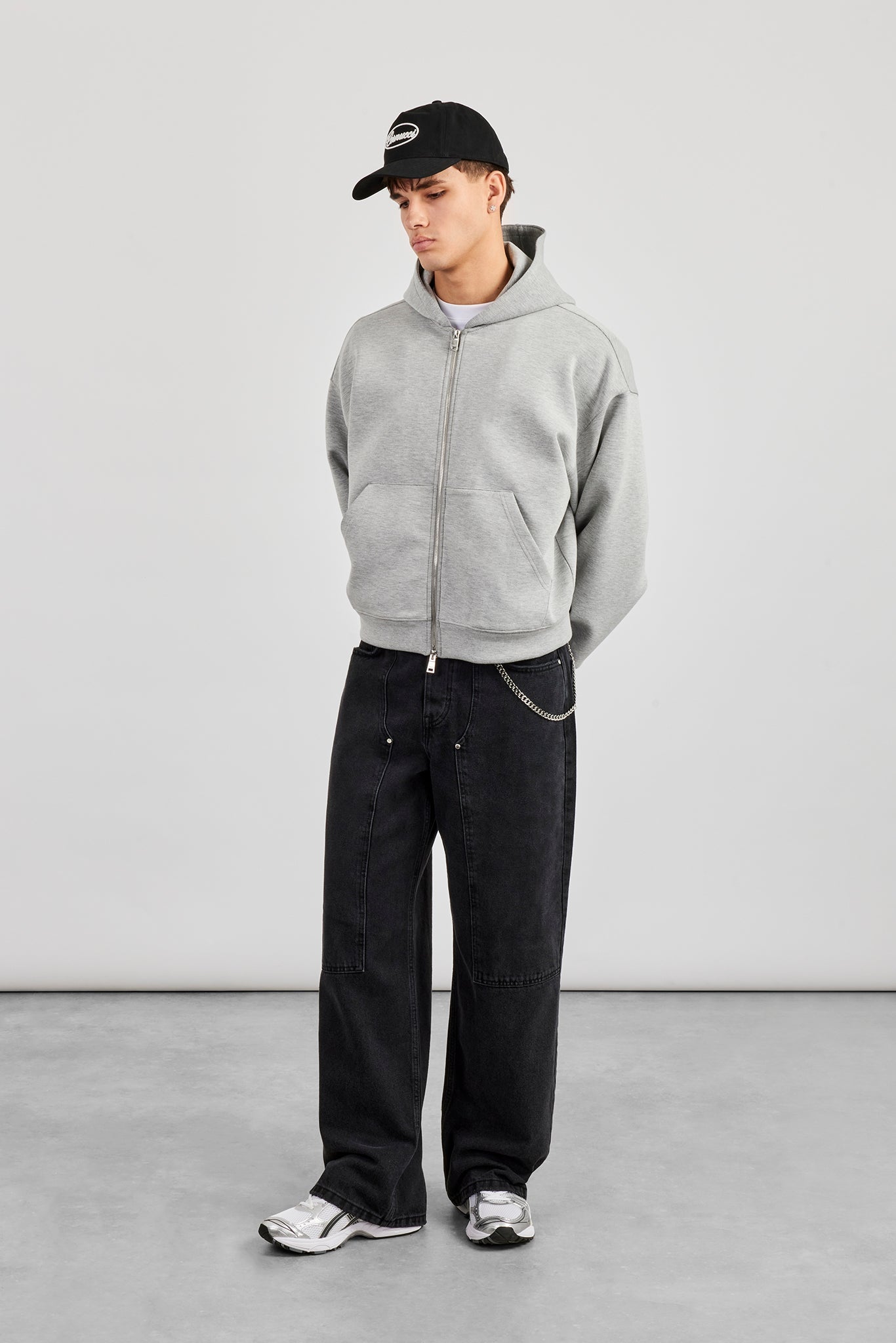 Baggy Carpenter Jean - Washed Black